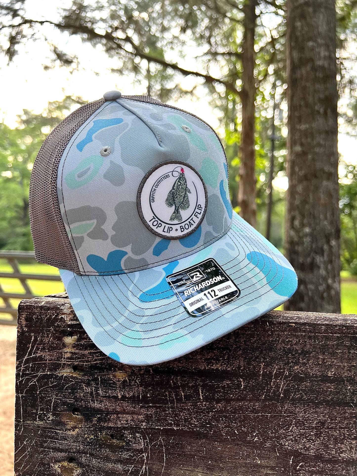 "Top Lip Boat Flip" Hat Patch