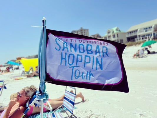 "Sandbar Hoppin Tour" Flag